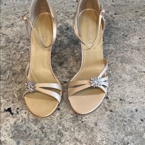 Grace Ivory Satin Women's Heels